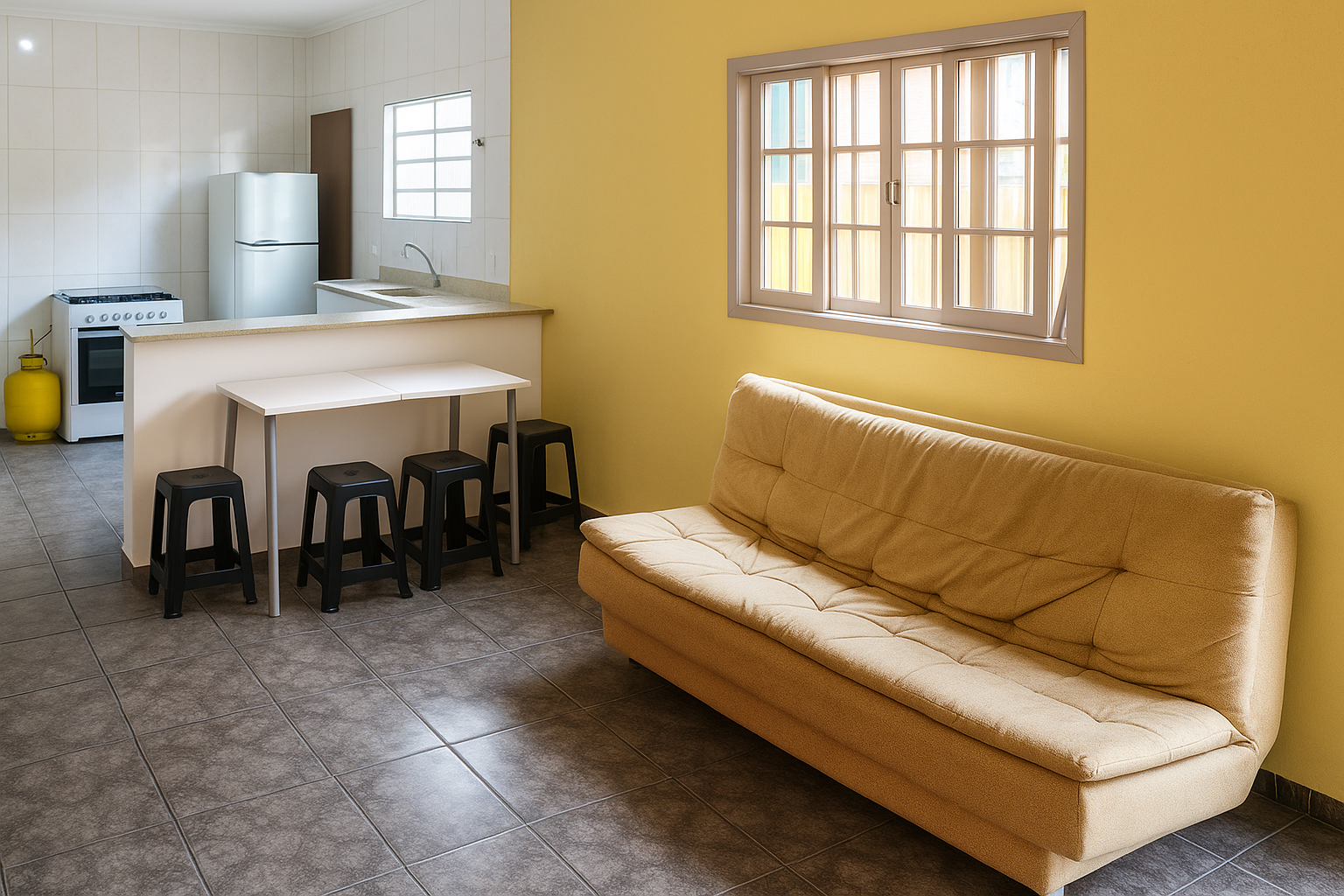 Sala depois da transformação